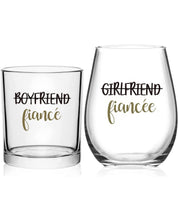 His & Hers drinking glasses